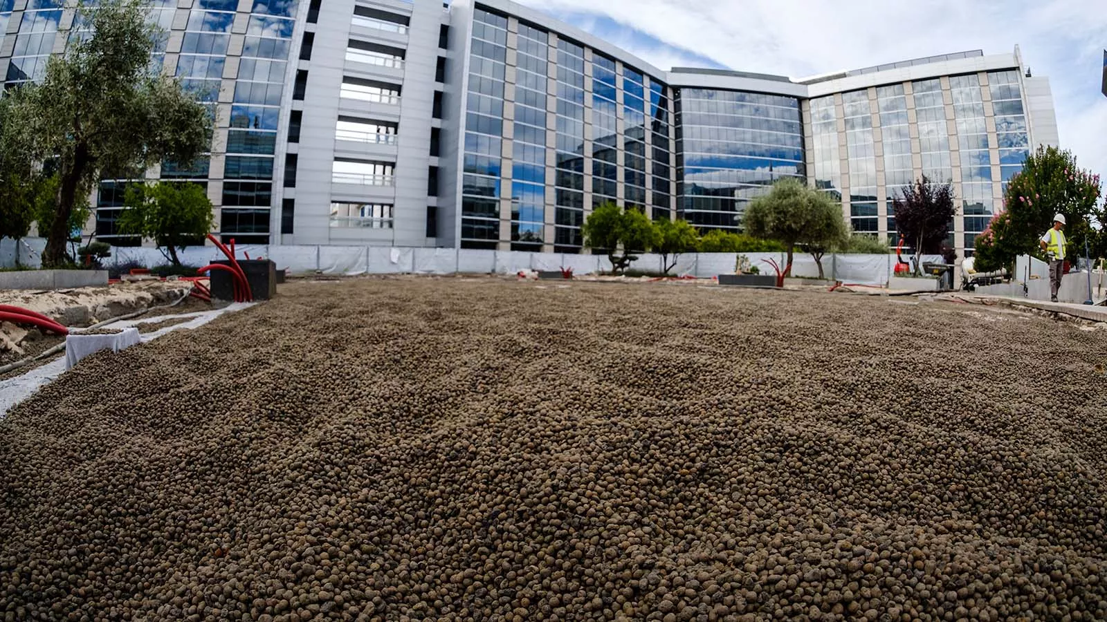 nova área de eventos em Madrid com uma solução leve