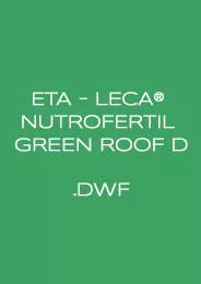 DWG - ETA - Cobertura ajardinada Leca/Nutrofertil green roof D