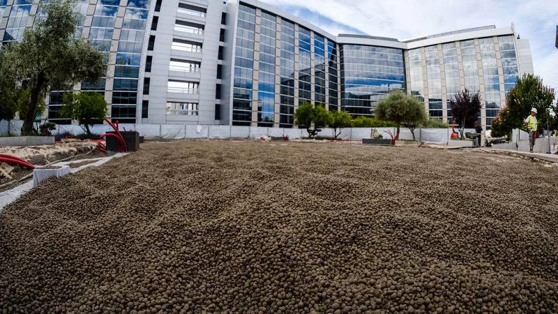 nova área de eventos em Madrid com uma solução leve