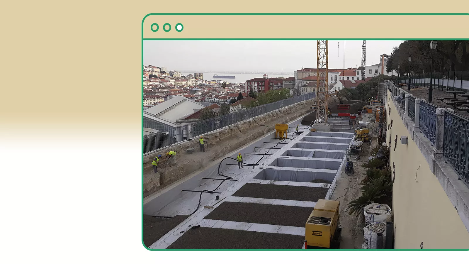 Geo Leca em infraestruturas