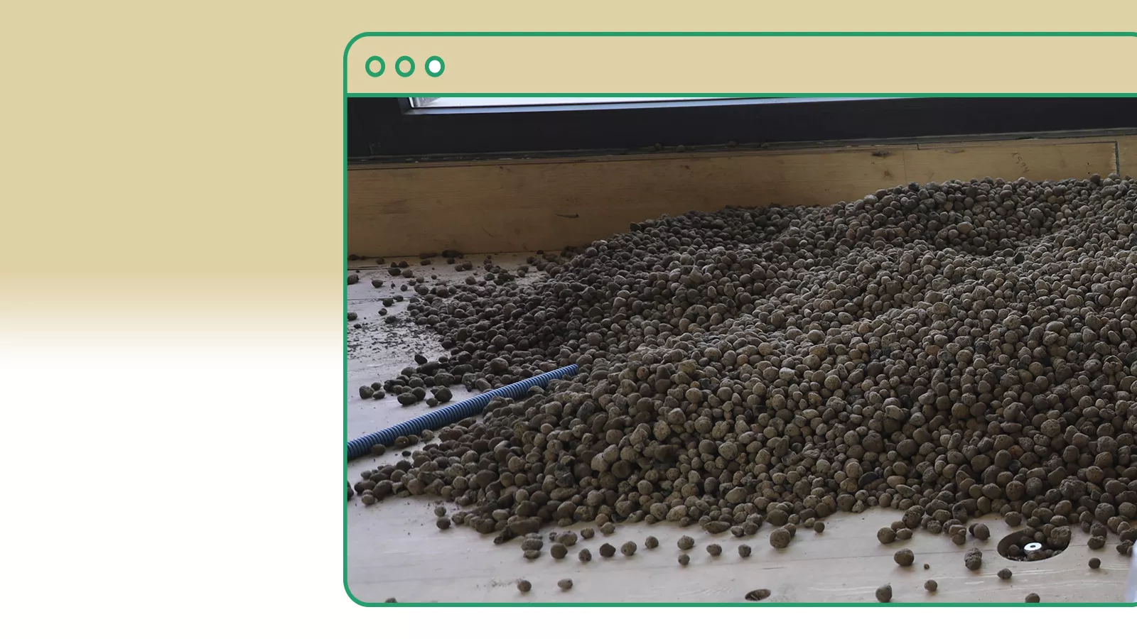 leca solta em edificios