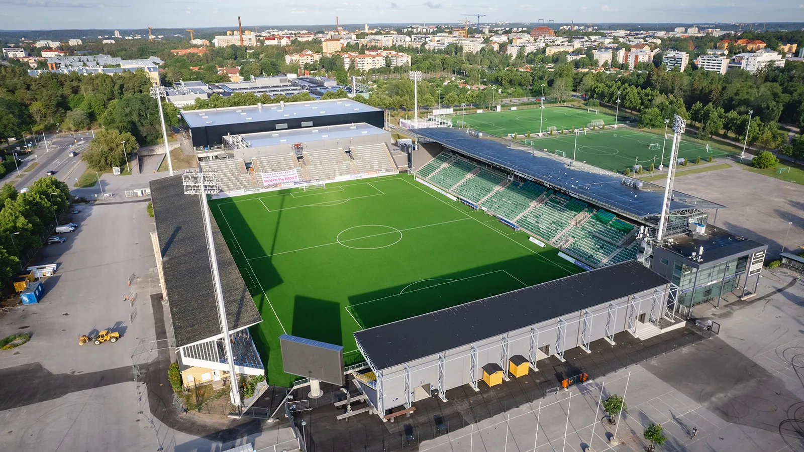 Aligeiramento e drenagem Estádio Veritas