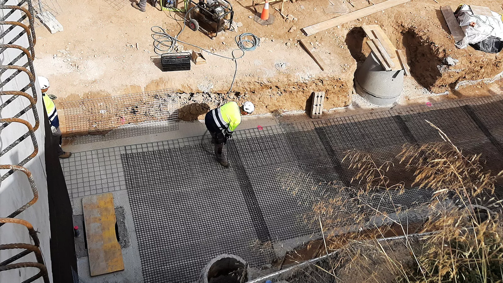 ponte C Santander em Barcelona, aplicacão da argila expandida Leca