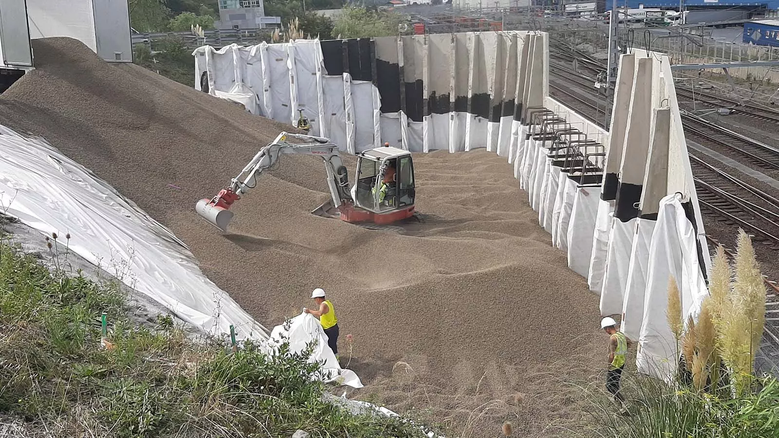 Construção da nova ponte de acesso ao Porto de Bilbau